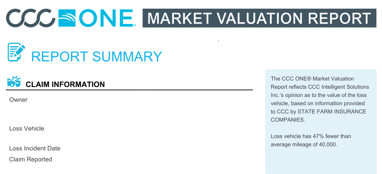 How to Dispute a CCC One Market Valuation Report for Your Total Loss ...