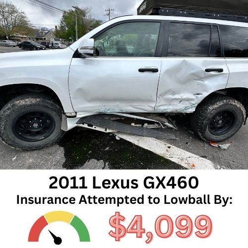 Lexus GX460 Insurance Lowball Offer